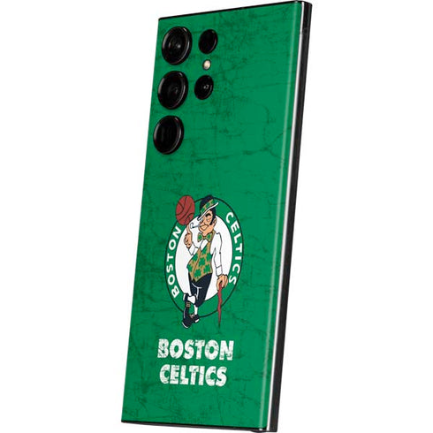 NBA Boston Celtics Green Primary Logo Galaxy Skins